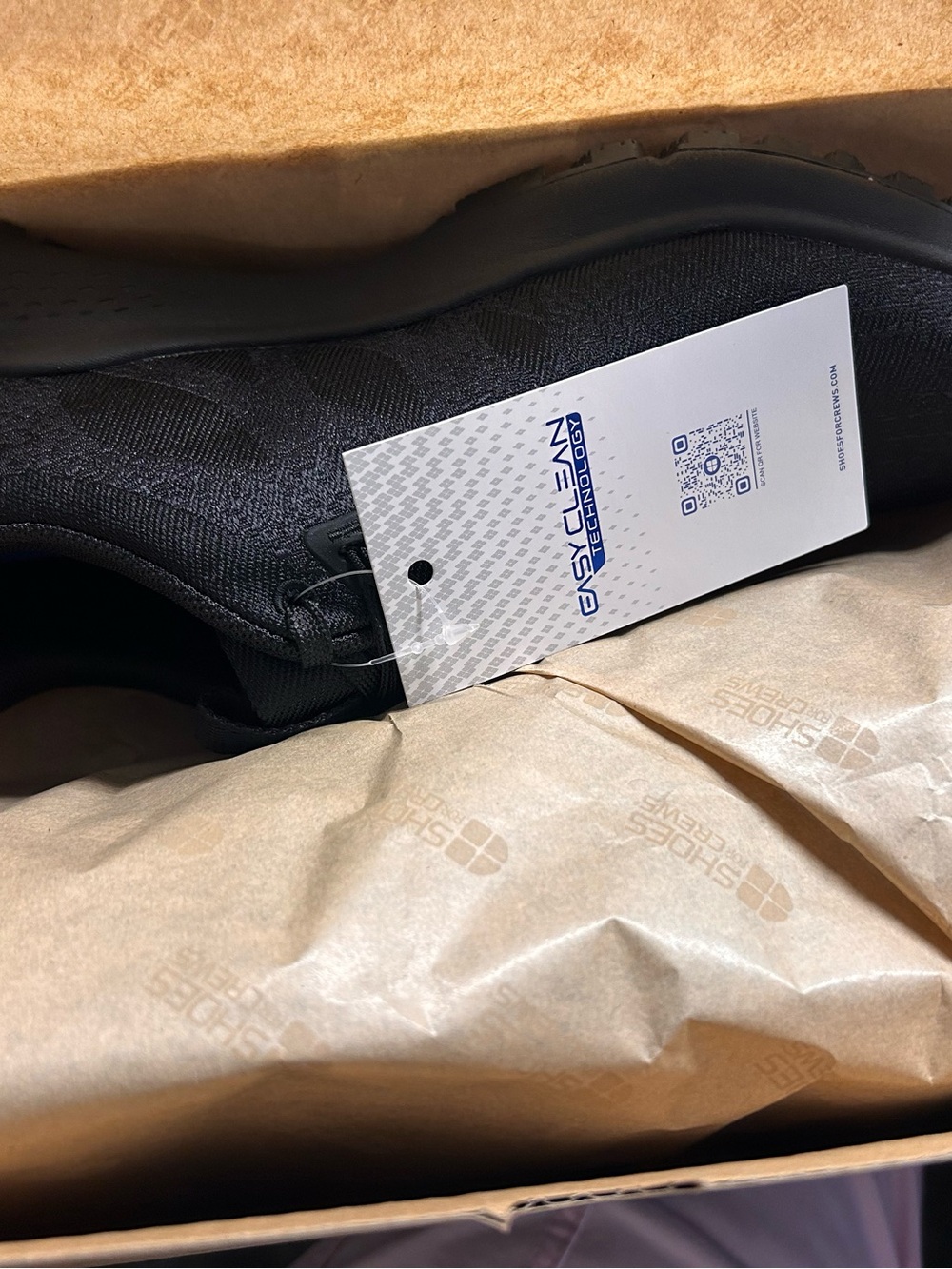 Shoes For Crews Women Black Slip-On Work Sneaker